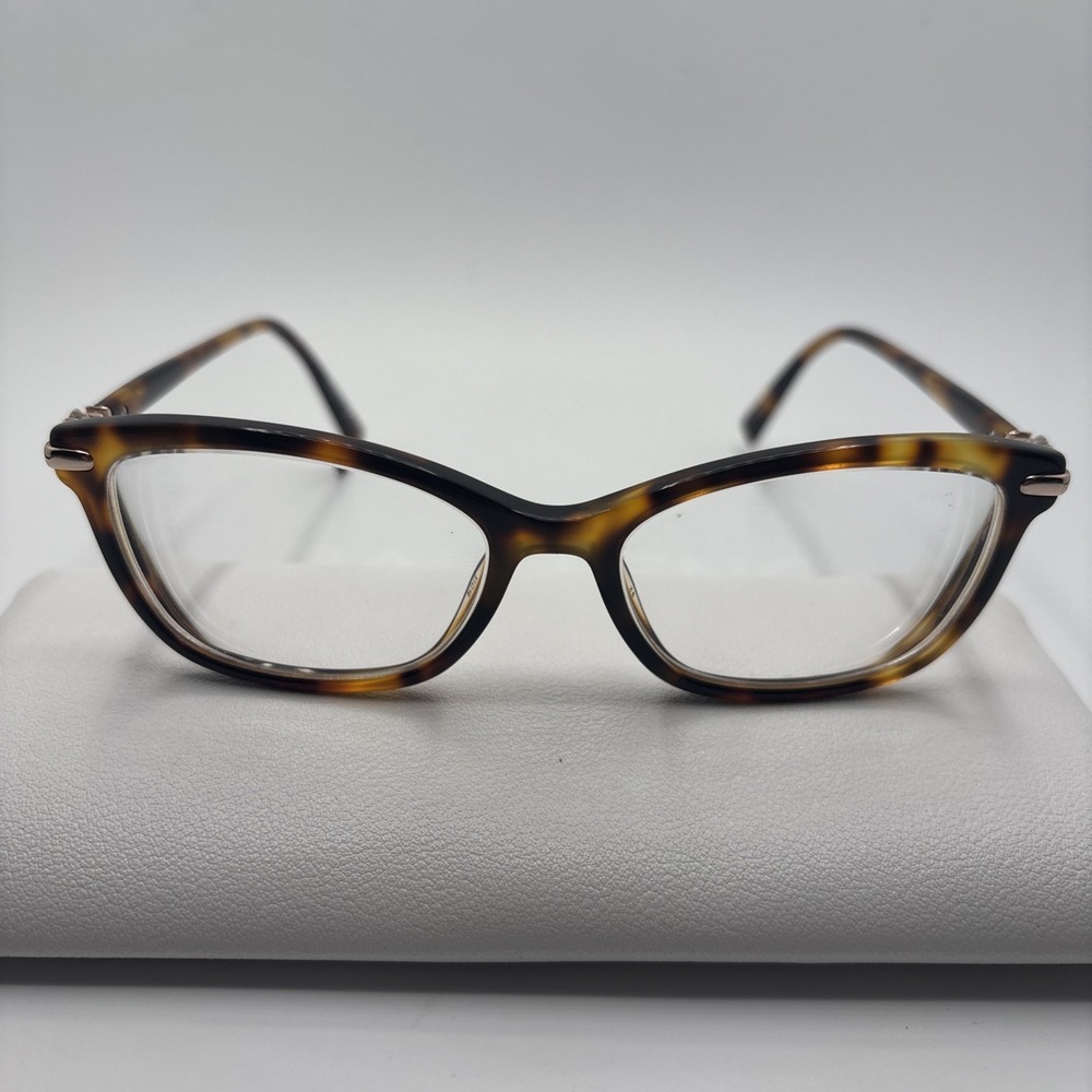 Max Mara MM1399 Womens Plastic Eyeglass Frame 086 Dark Havana 51-16-145mm #428